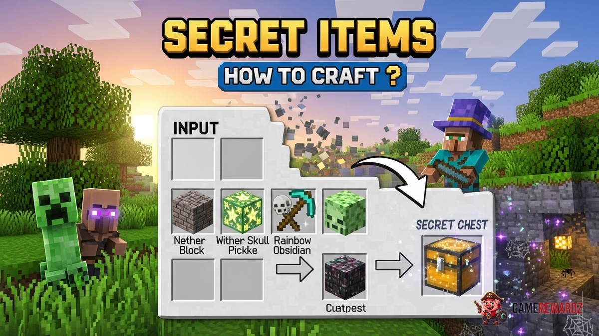 Minecraft How to Craft Secret Items